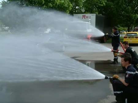 Sprühstrahl bei 7 bar